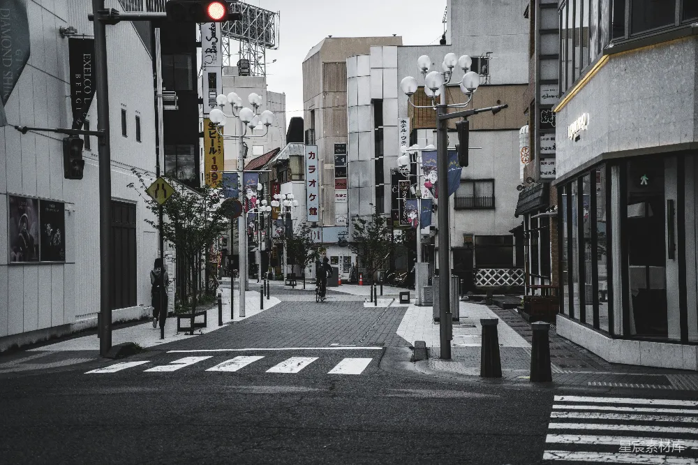 高清摄影 城市 街景 建筑 街道 日本 宁静的日本街道