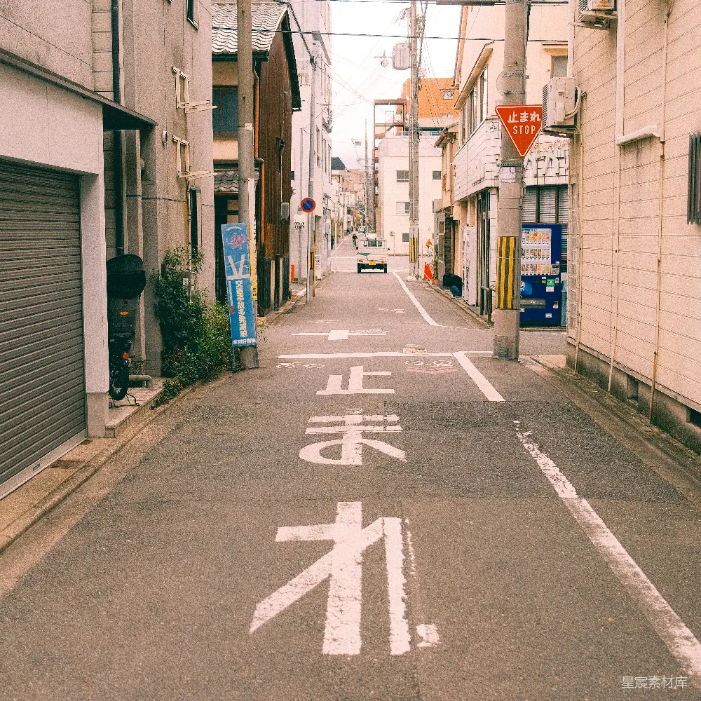 高清摄影 日本 街道 宁静 建筑 交通 日本街道的宁静角落
