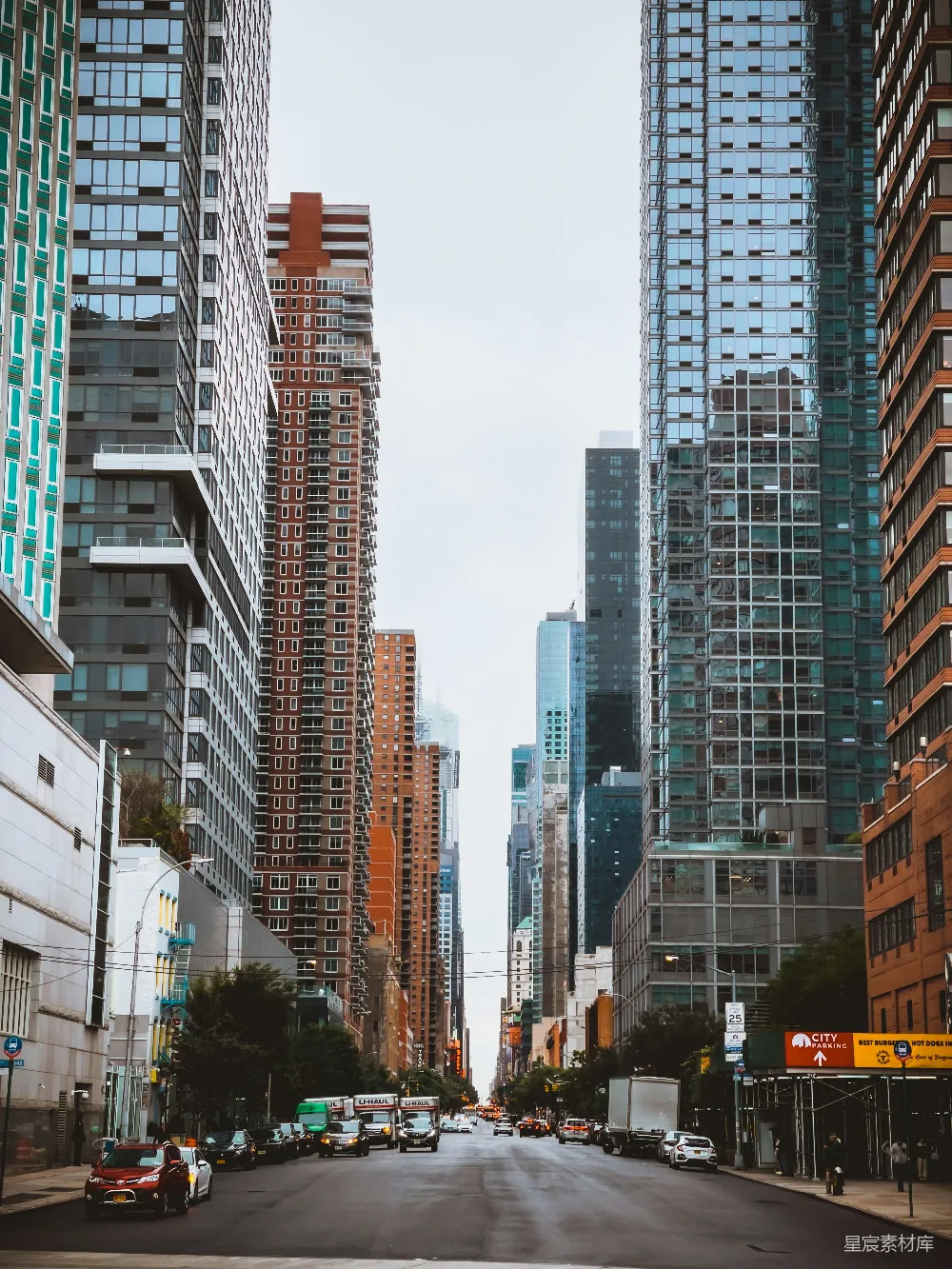 高清摄影 城市 高楼 街道 建筑 都市 现代都市的街道