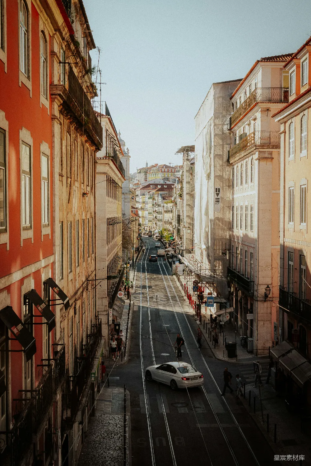 高清摄影 城市 建筑 街道 欧洲 旅游 里斯本的宁静街景