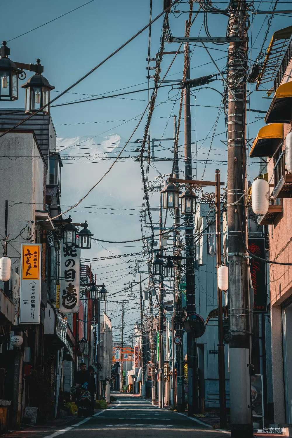 高清摄影 日本 城市景观 富士山 街道 旅行 日本街道与富士山