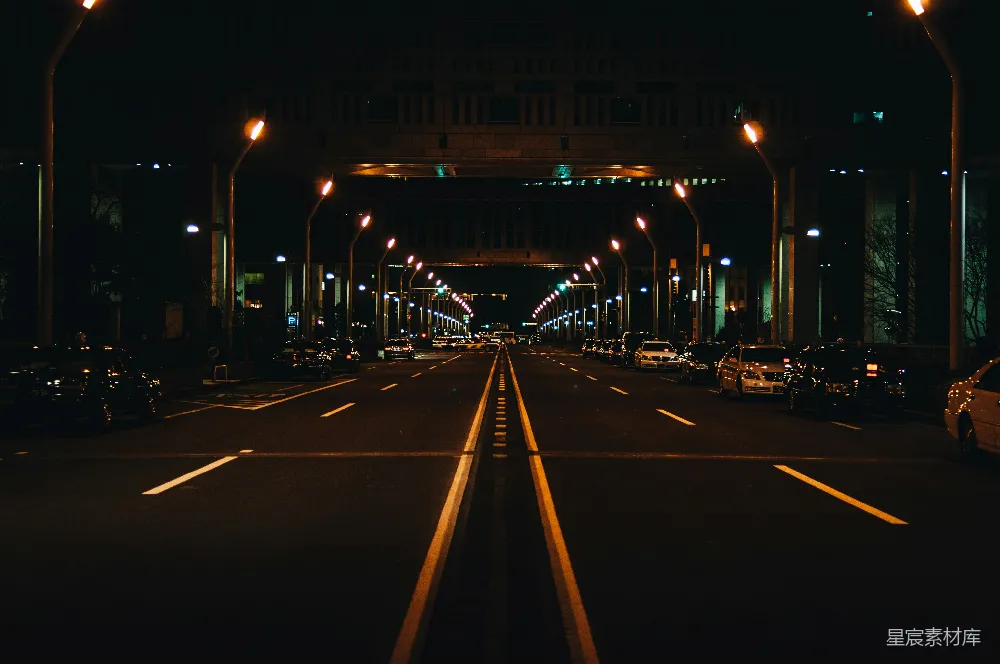 高清摄影 城市 夜间 交通 建筑 都市 夜幕下的城市道路