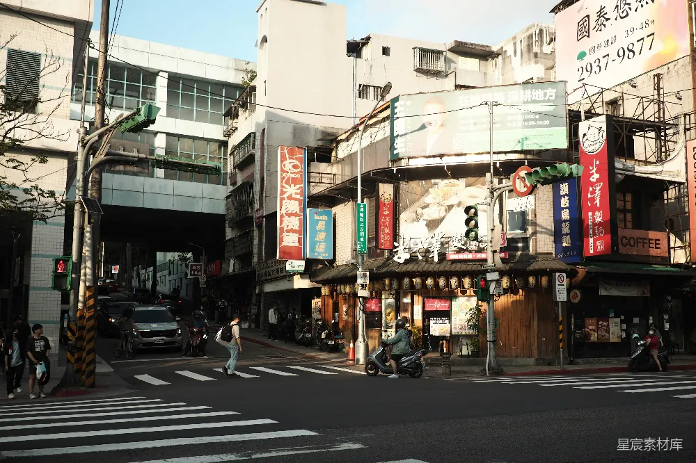 高清摄影 台湾 城市 街道 日常生活 招牌 台湾城市街头日常