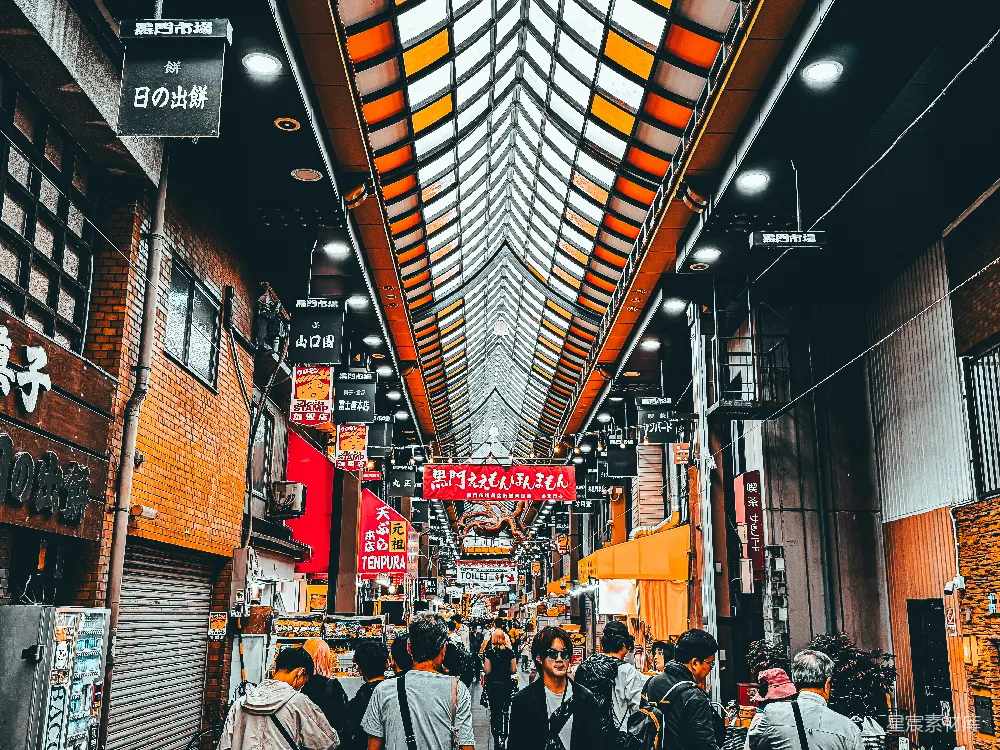 高清摄影 日本 商业街 旅游 美食 城市 充满活力的日本商业街