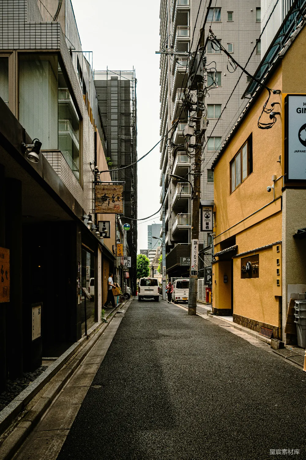 高清摄影 东京 狭窄巷弄 城市景观 街道 日本 东京巷弄