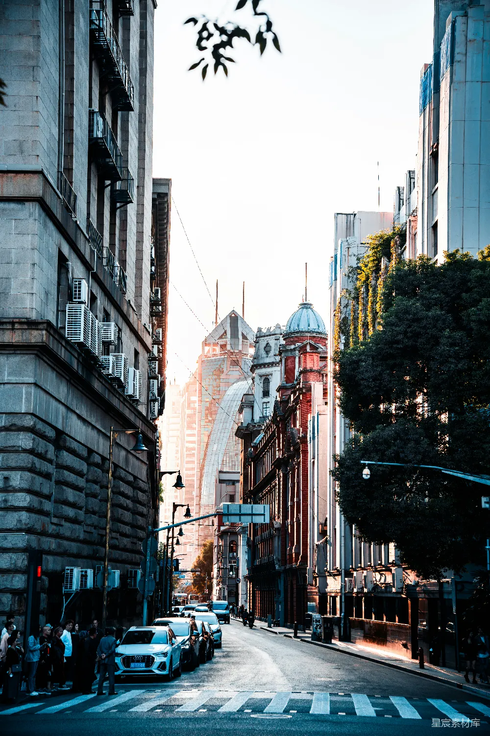 高清摄影 城市 街景 光影 建筑 现代 城市街景的光影交错