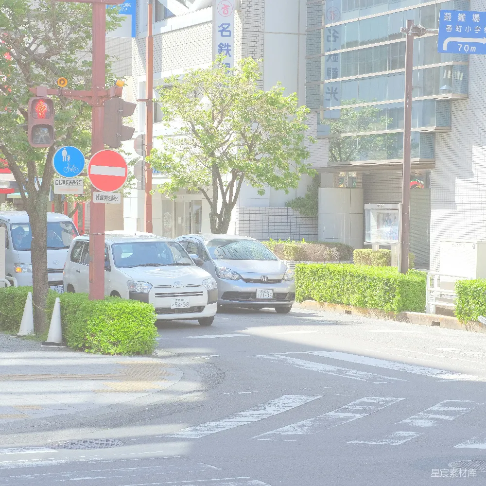 高清摄影 城市 交通 街道 标志 日本 城市街景与交通标志