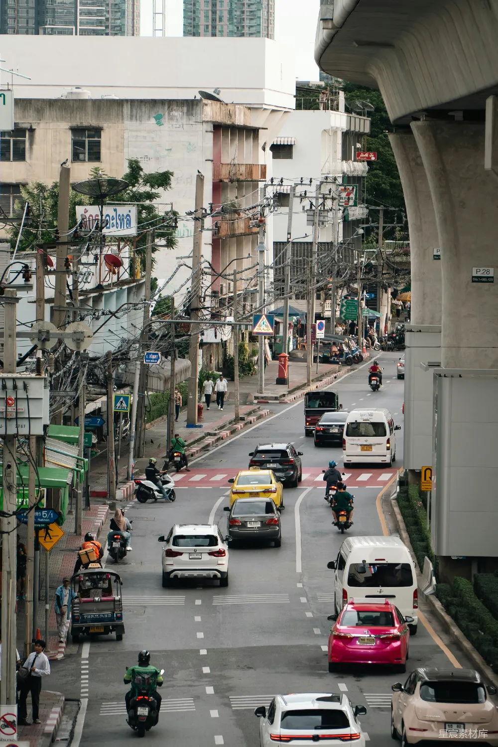 高清摄影 城市 交通 街道 建筑 日常 繁忙都市的日常街景
