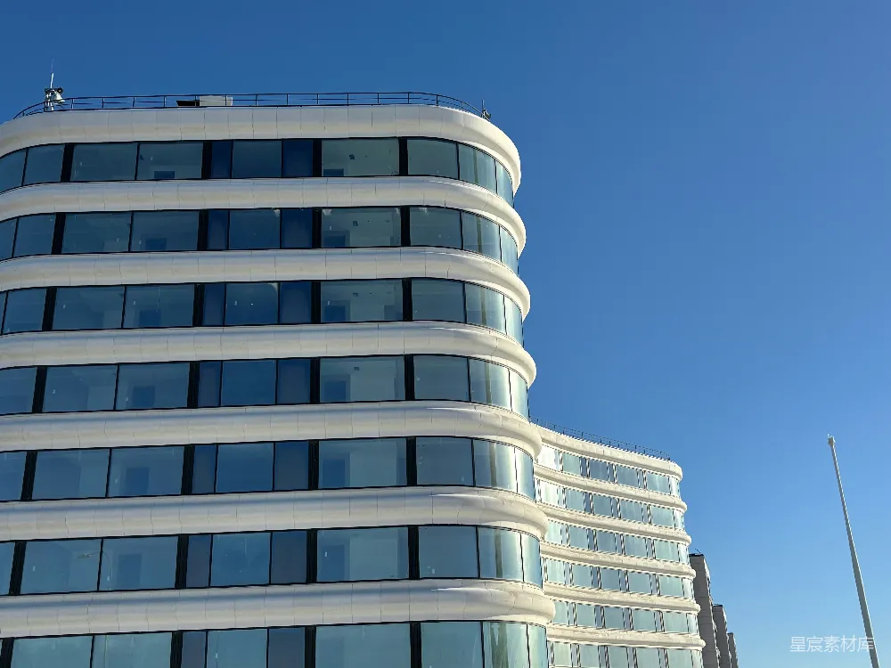 高清摄影 现代建筑 弧形玻璃 城市景观 商务中心 高端建筑 现代建筑的弧形玻璃立面