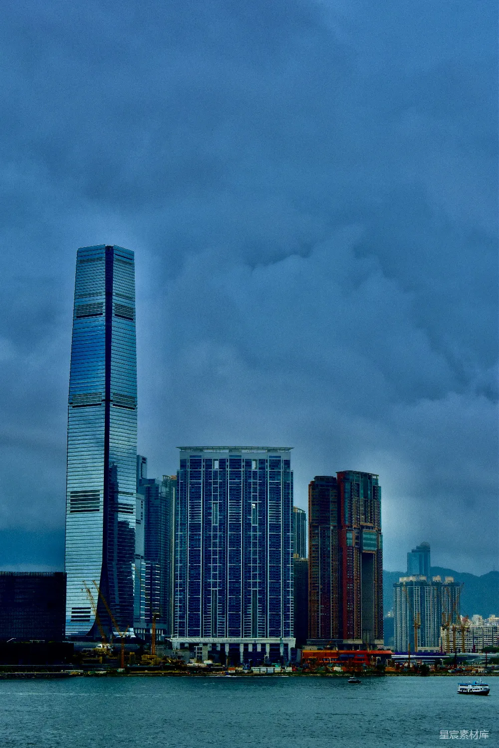 高清摄影 城市风光 摩天大楼 现代建筑 都市景观 港岛 香港维港之巅