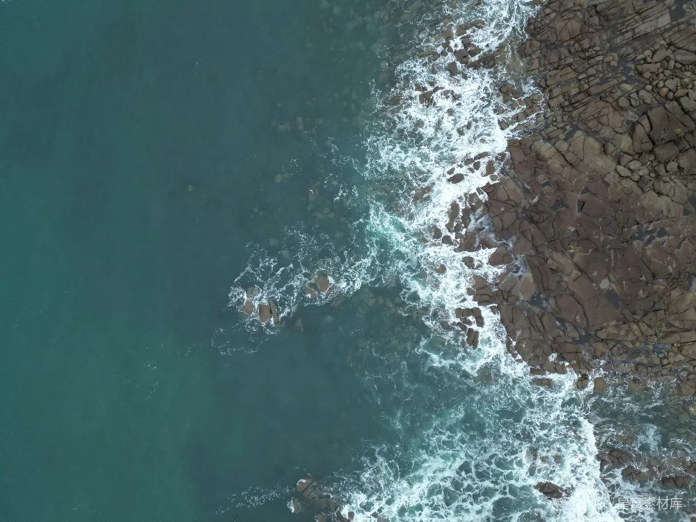 高清摄影 海岸 俯瞰 海洋 自然 风景 海岸俯瞰图