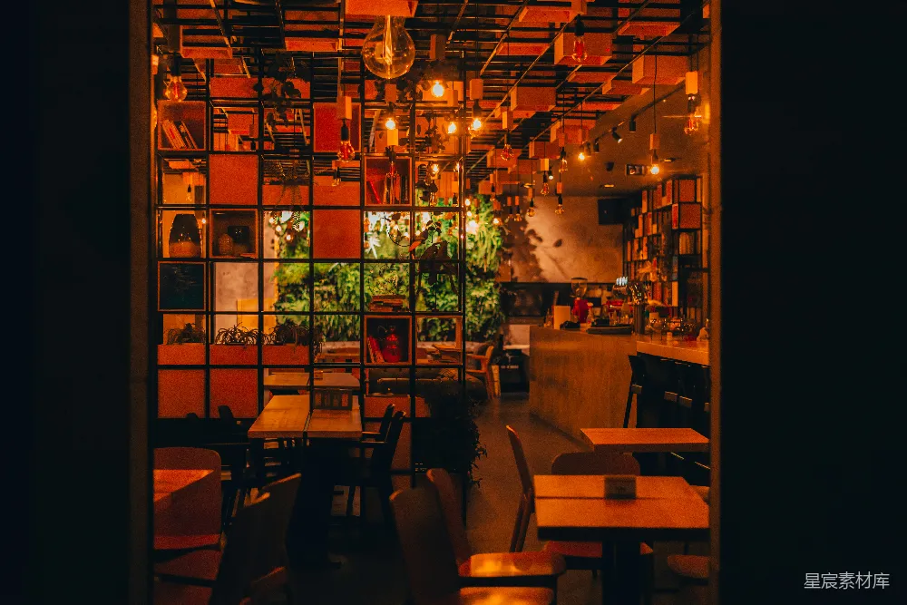 高清摄影 咖啡馆 室内设计 夜景 灯光 休闲 温馨的咖啡馆夜景