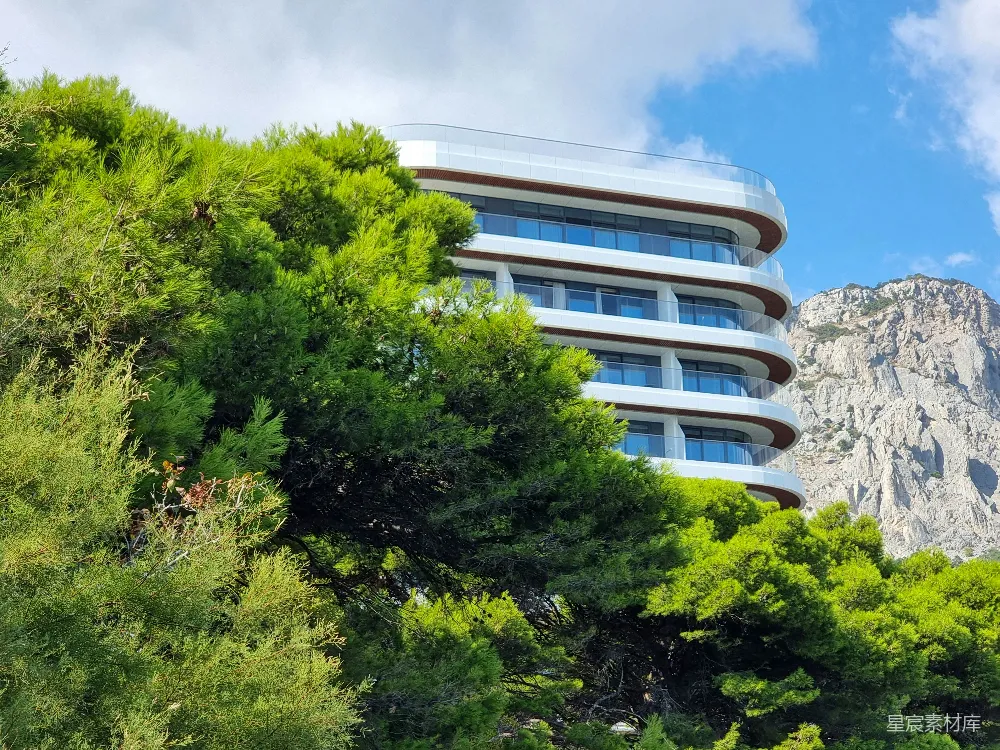 高清摄影 建筑 现代风格 自然景观 城市风景 建筑设计 现代建筑与自然的和谐