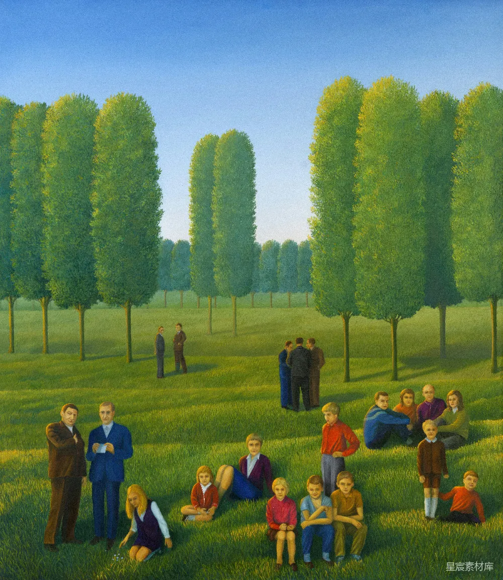 高清摄影 风景画 自然 人文 宁静 和谐 树与人的和谐共处