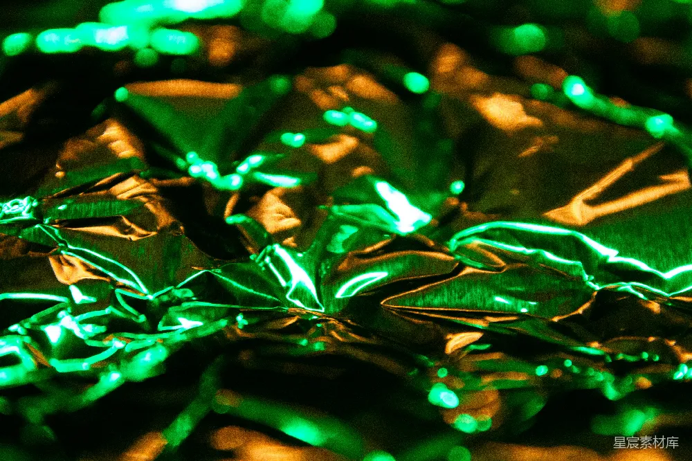 高清摄影 霓虹灯 褶皱 面料 现代艺术 时尚 霓虹下的褶皱面料