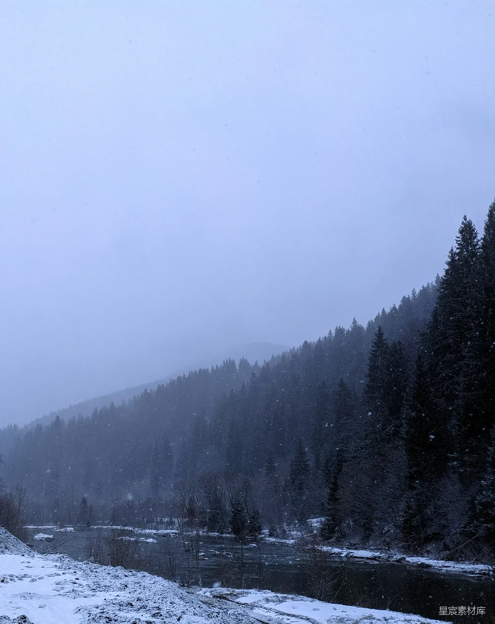 高清摄影 雪景 山脉 森林 冬季 自然 冬日雪景