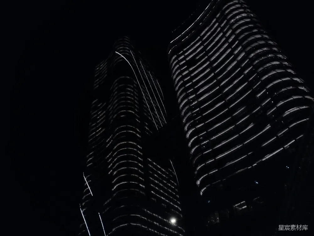 高清摄影 夜景 摩天大楼 现代建筑 城市风光 夜间摄影 夜幕下的摩天大楼