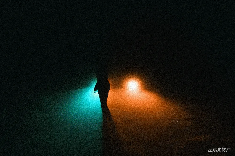 高清摄影 孤独 夜晚 神秘 对比 情感 黑暗中的光与影