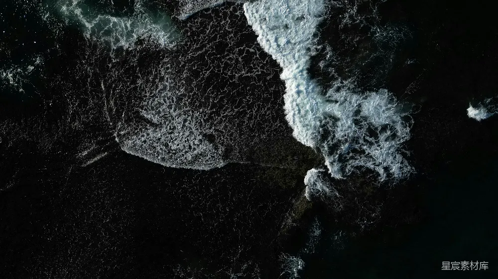 高清摄影 海浪 自然 航拍 动态 海洋 海浪的交响曲