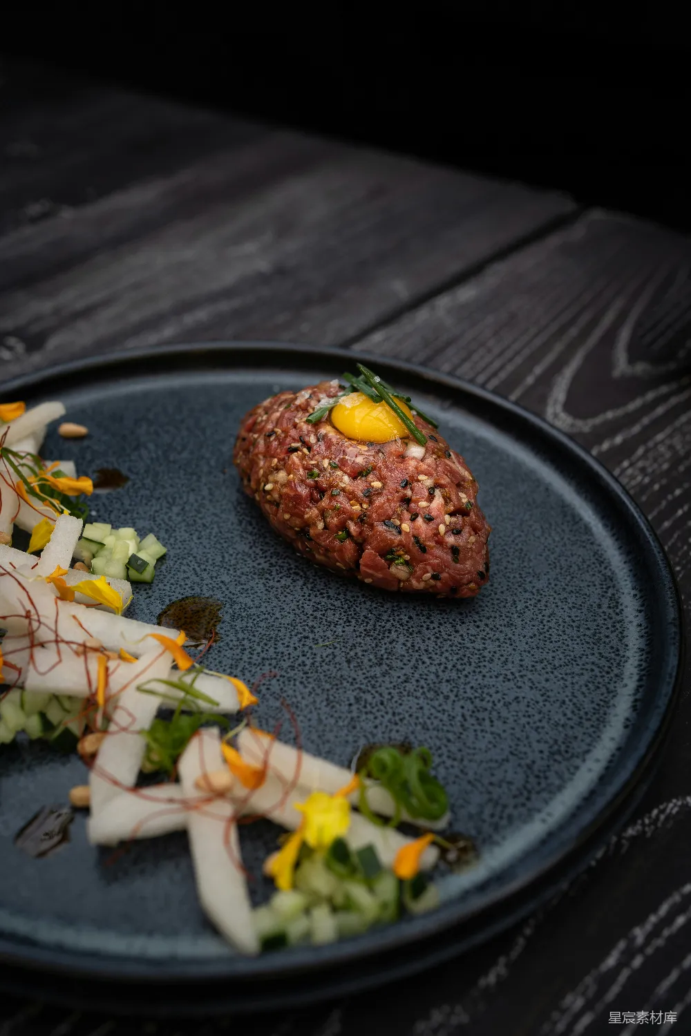 高清摄影 一盘食物