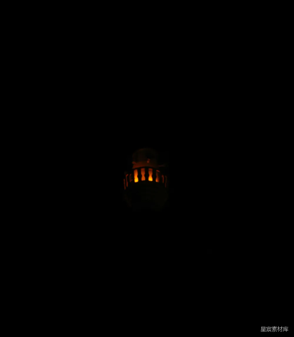 高清摄影 黑暗 灯笼 宁静 神秘 夜晚 黑暗中的灯笼