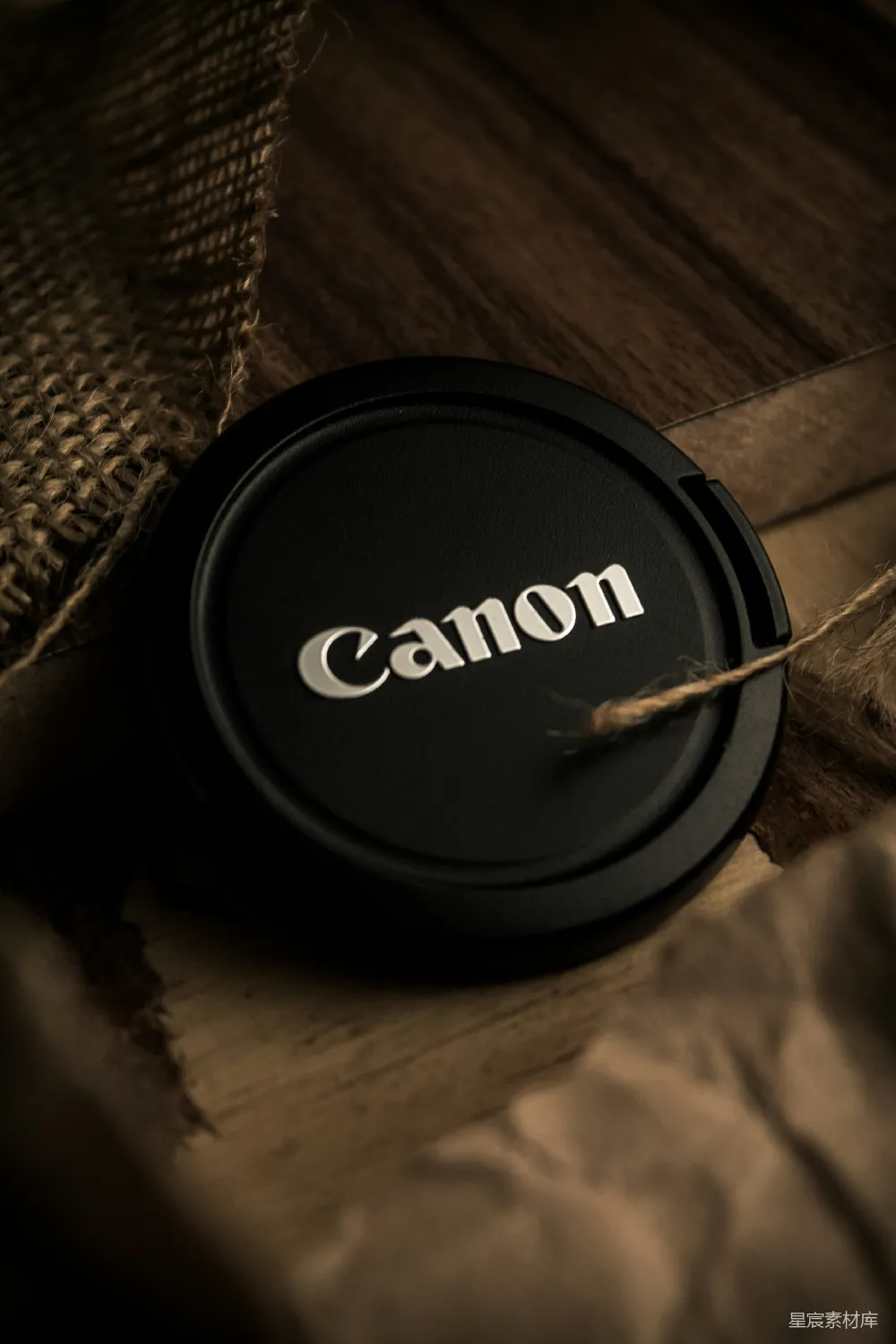 高清摄影 Canon 镜头盖 摄影配件 复古风格 细节特写 Canon镜头盖特写