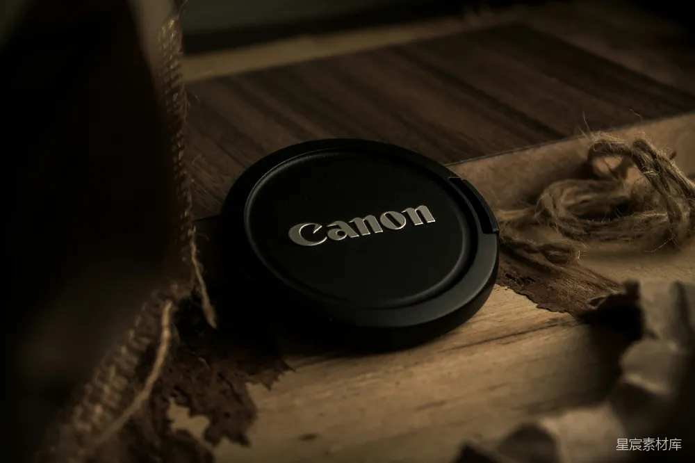 高清摄影 Canon 摄影配件 复古风格 产品细节 拍摄道具 Canon 镜头盖特写