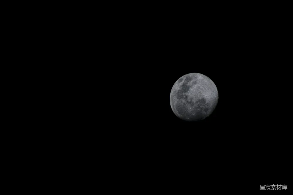 高清摄影 月亮 夜景 宁静 自然 天空 静谧夜空下的明月