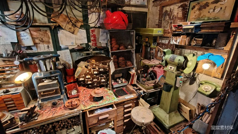高清摄影 手工作坊 复古风格 工具室 工艺 工业 复古手工作坊