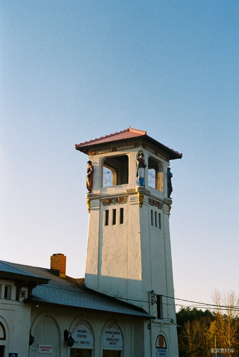高清摄影 历史建筑 钟楼 车站 复古风格 旅游景点 历史车站钟楼