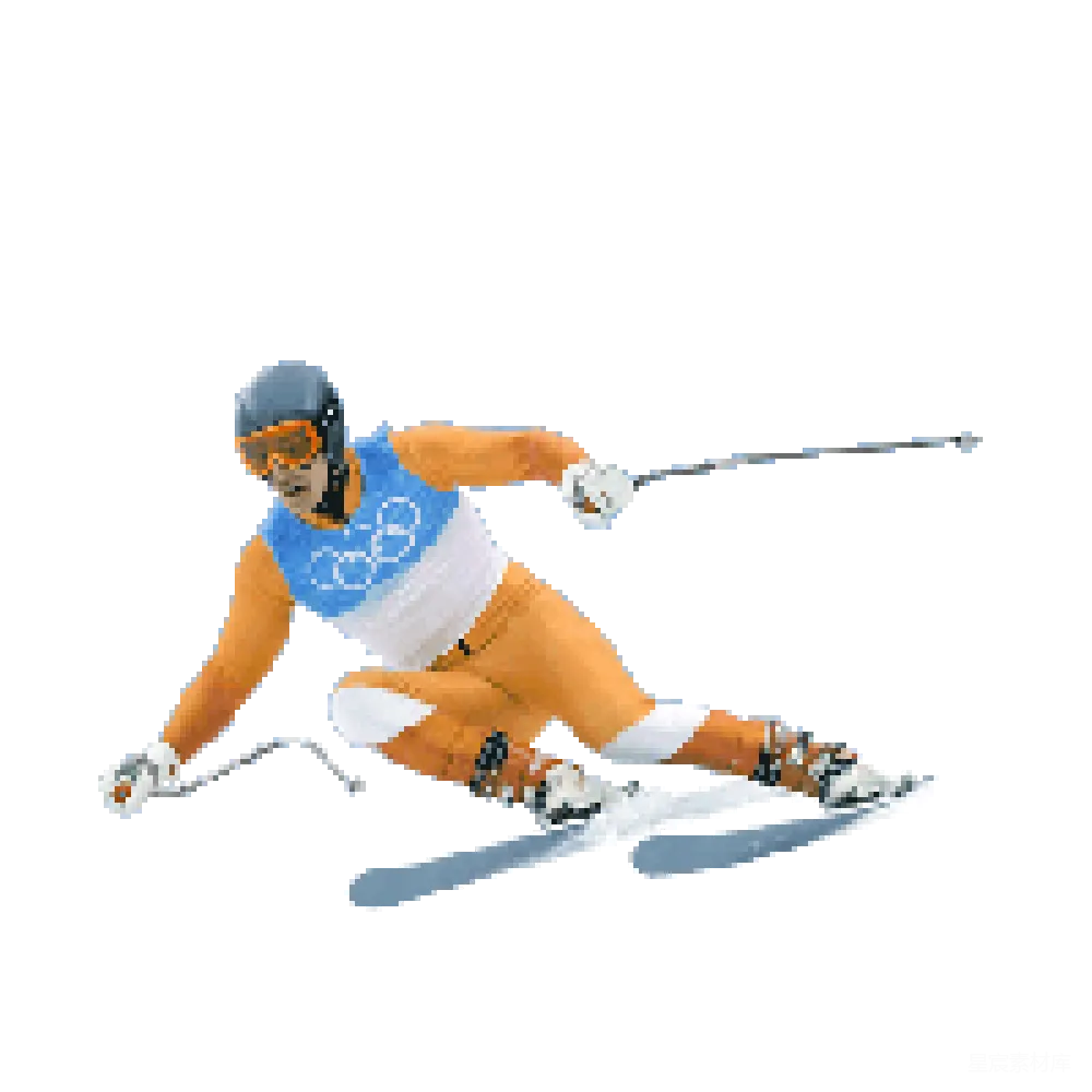 元素素材 元素 滑雪