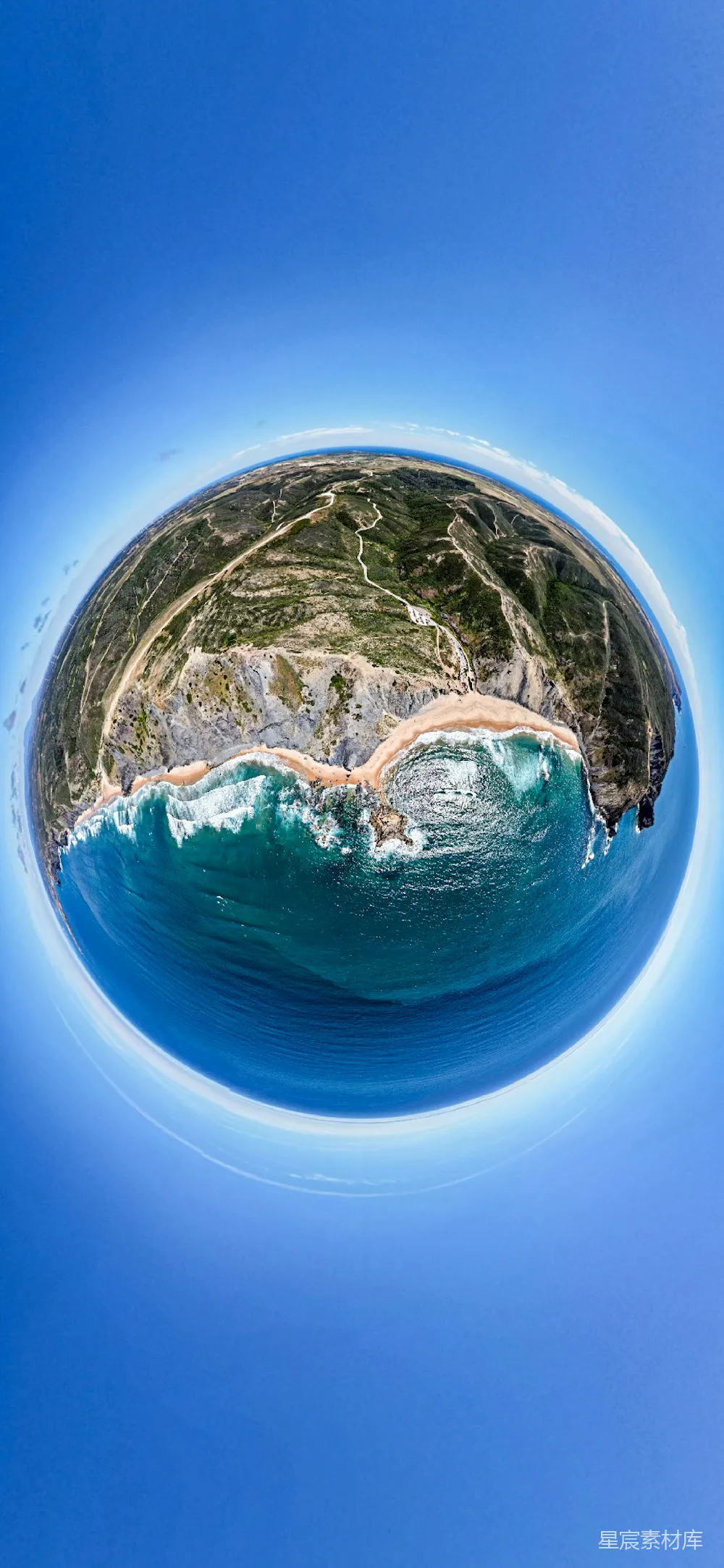 高清摄影 海景 360度视角 自然风光 度假 旅行 360度海景全景