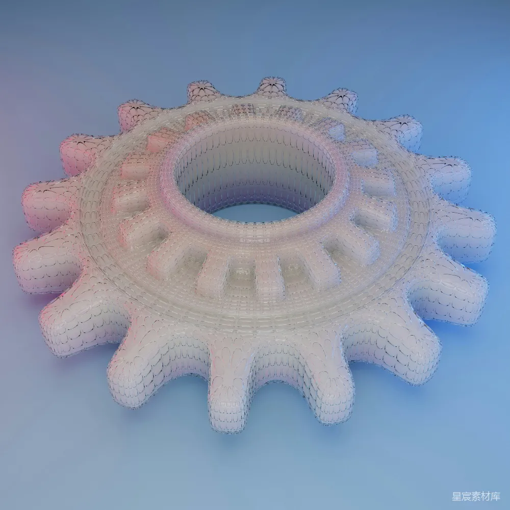 高清摄影 齿轮 未来科技 工业设计 机械结构 3D模型 未来感齿轮模型