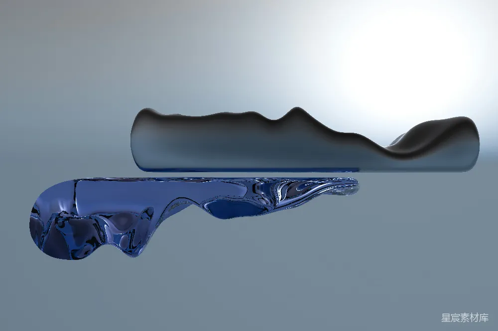 高清摄影 金属 流线型 现代艺术 雕塑 抽象 流线型金属雕塑