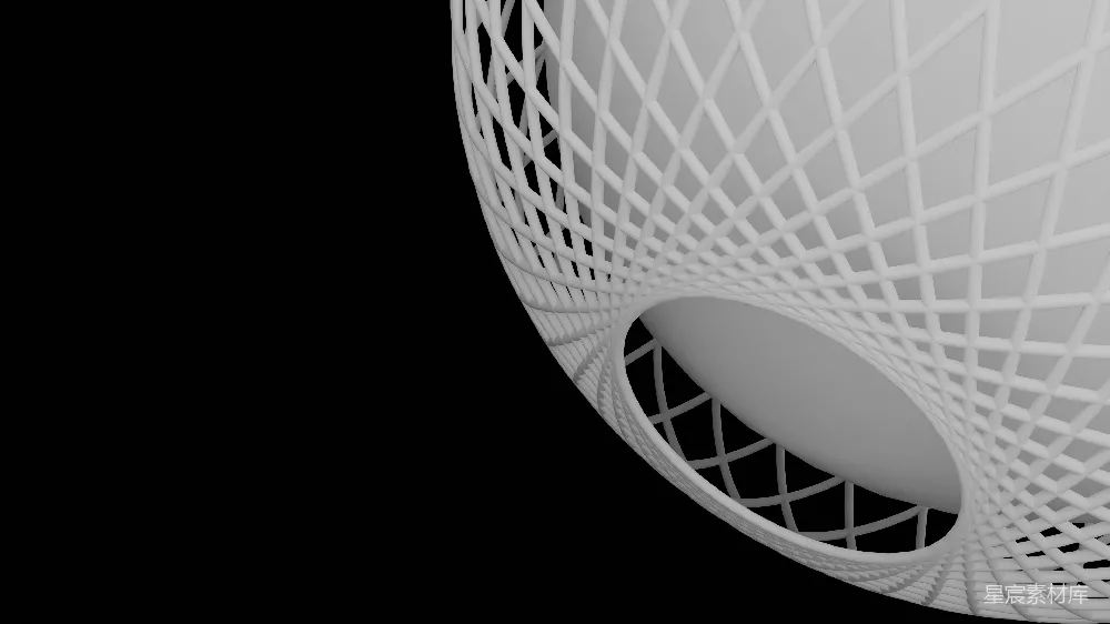高清摄影 3D模型 网格 现代 抽象 设计 3D网格结构