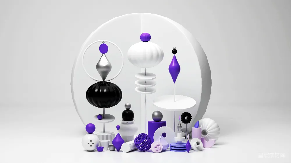 高清摄影 几何图形 艺术摆件 现代风格 装饰设计 创意展示 抽象几何艺术摆件