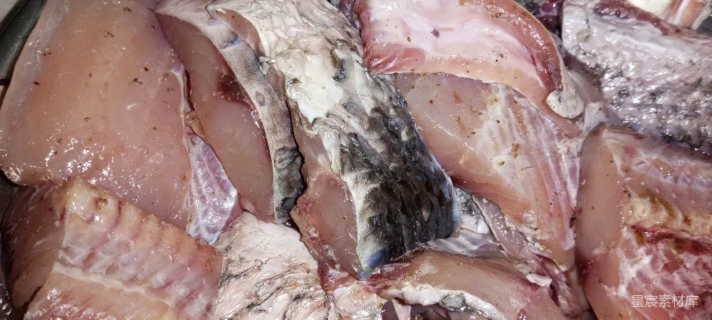 高清摄影 鱼肉 食材 烹饪 新鲜 新鲜切割的鱼肉