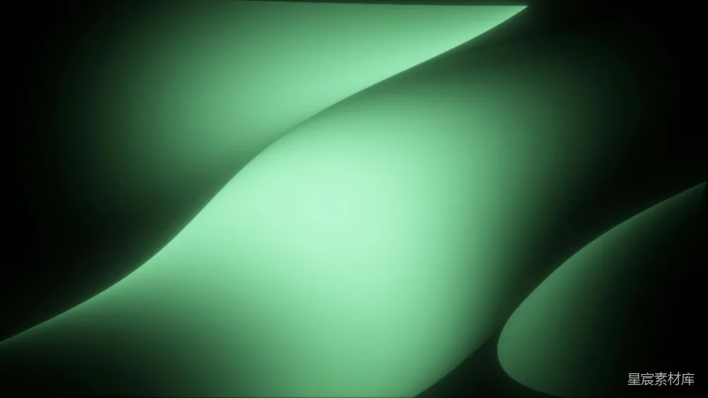 高清摄影 抽象艺术 绿色背景 柔和曲线 现代设计 艺术风格 幽绿波浪