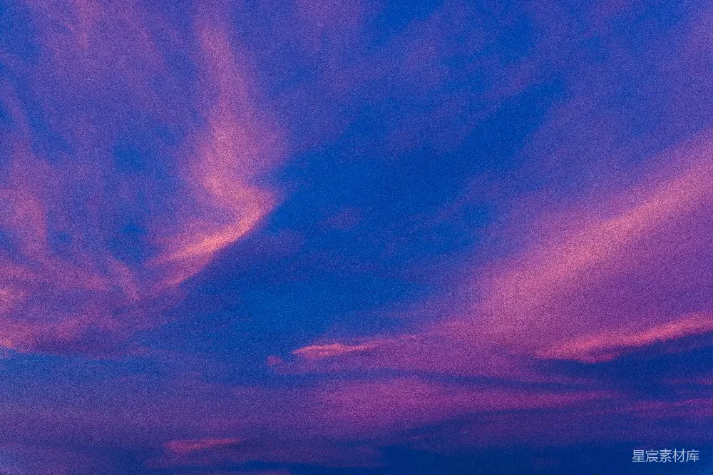 高清摄影 天空 日落 紫色 自然美景 宁静 日落天空的梦幻色彩