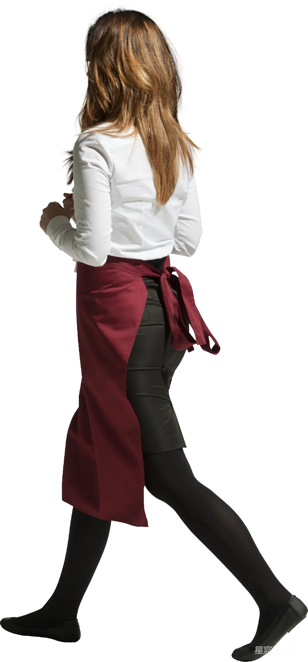 元素素材 女 waiter