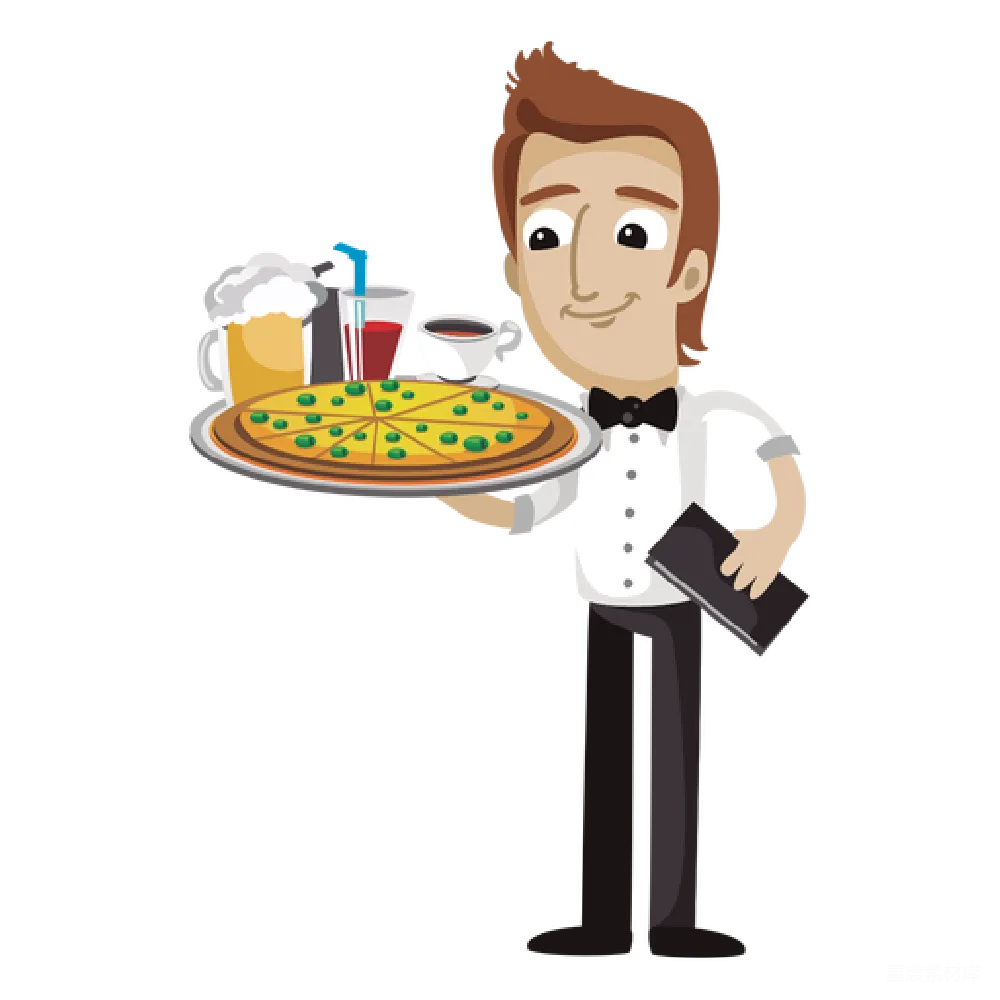 元素素材 元素 waiter