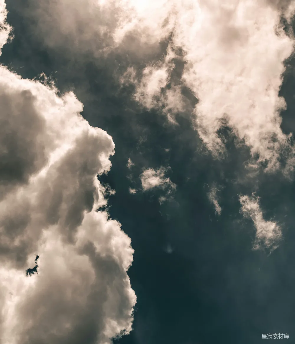 高清摄影 天空 云朵 自然 宁静 开阔 云层的壮丽景观