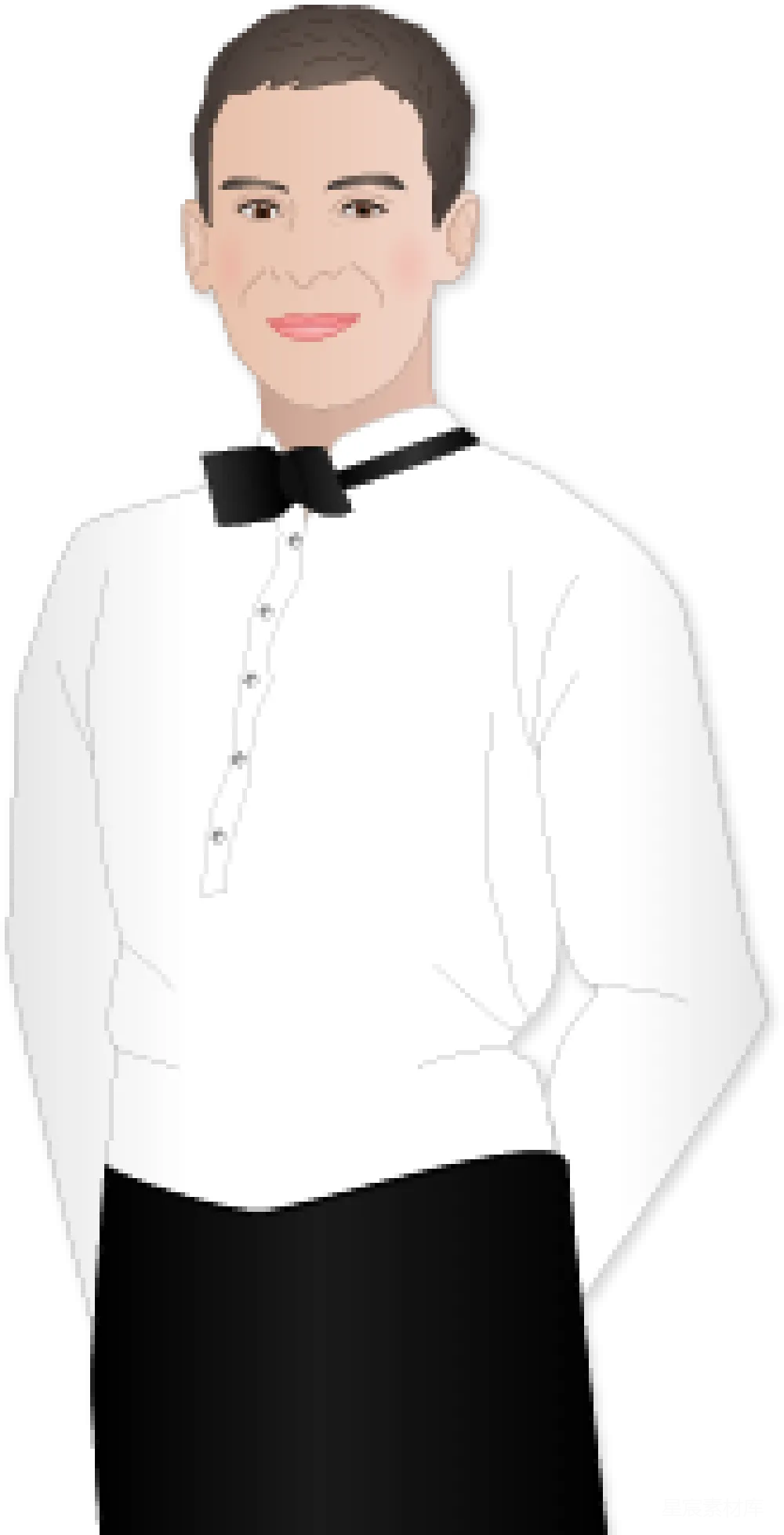 元素素材 元素 waiter