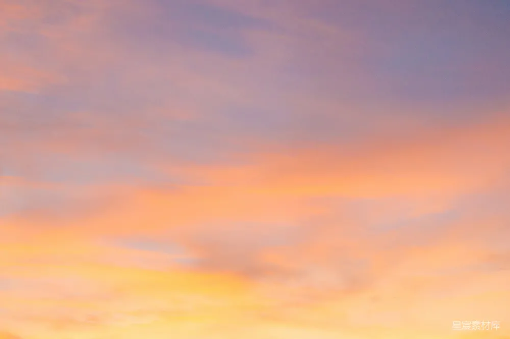 高清摄影 天空 日落 色彩 自然 宁静 夕阳下的天空