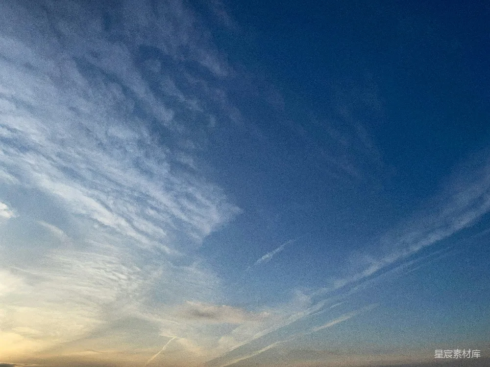 高清摄影 天空 自然 宁静 白云 蓝天 蓝天白云，宁静天空