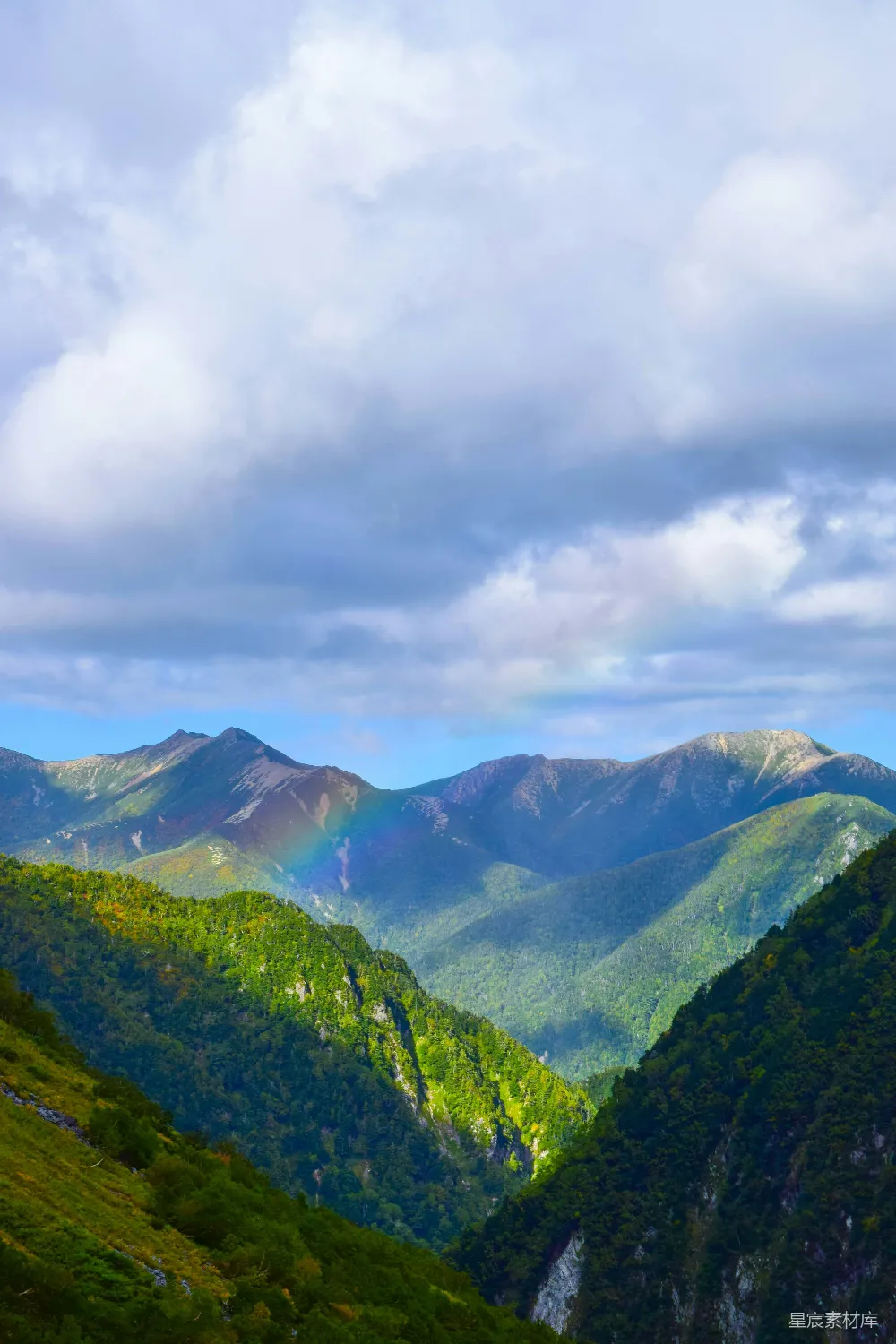 高清摄影 自然风光 山川 云海 彩虹 风景 云海中的彩虹山