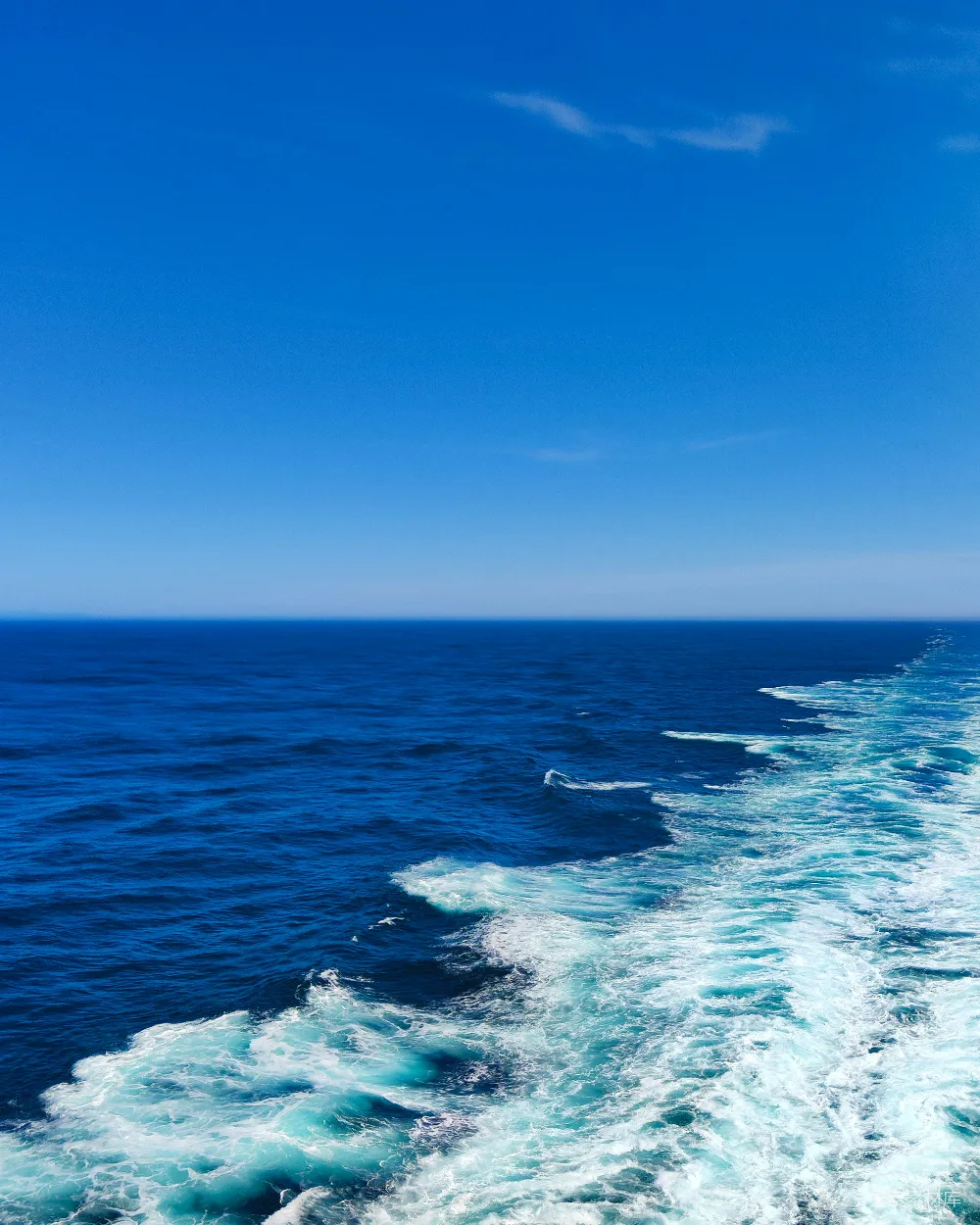 高清摄影 海洋 自然风光 宁静 旅行 蓝色 海浪与蓝天的交响