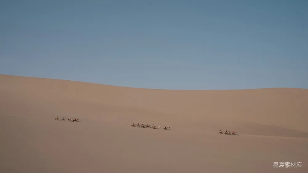 高清摄影 沙漠 驼队 旅行 自然 风景 沙漠驼队