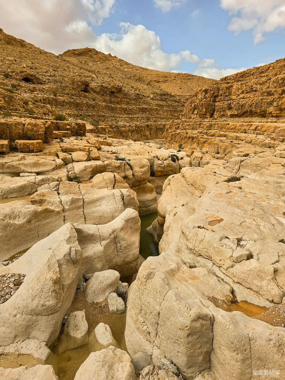 高清摄影 峡谷 岩石 自然景观 沙漠 地质 干涸的峡谷遗迹
