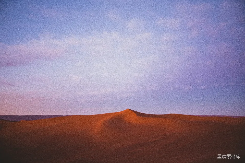 高清摄影 沙漠 黄昏 宁静 自然 风景 沙漠黄昏